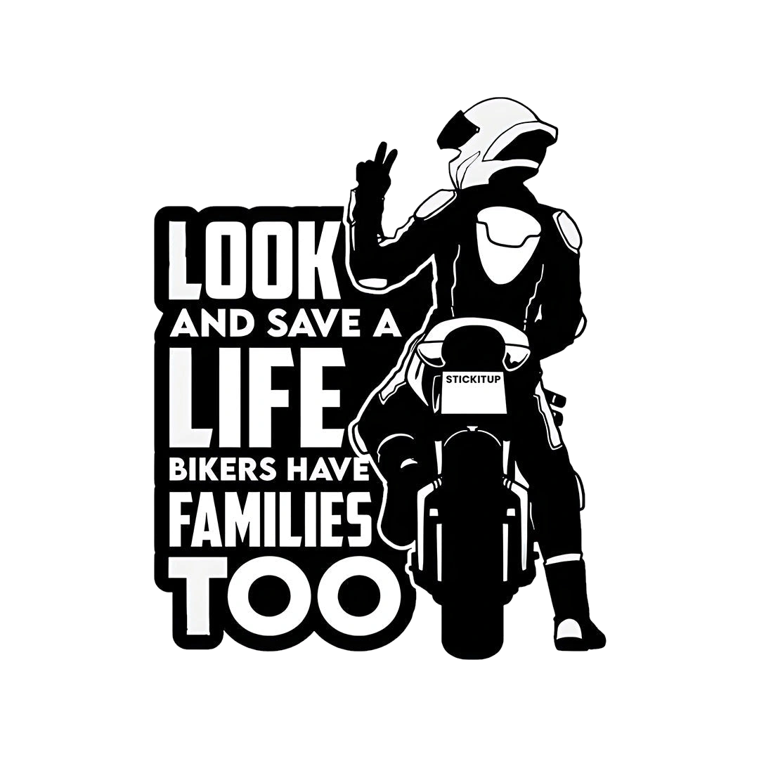 Look And Save A Life Sticker